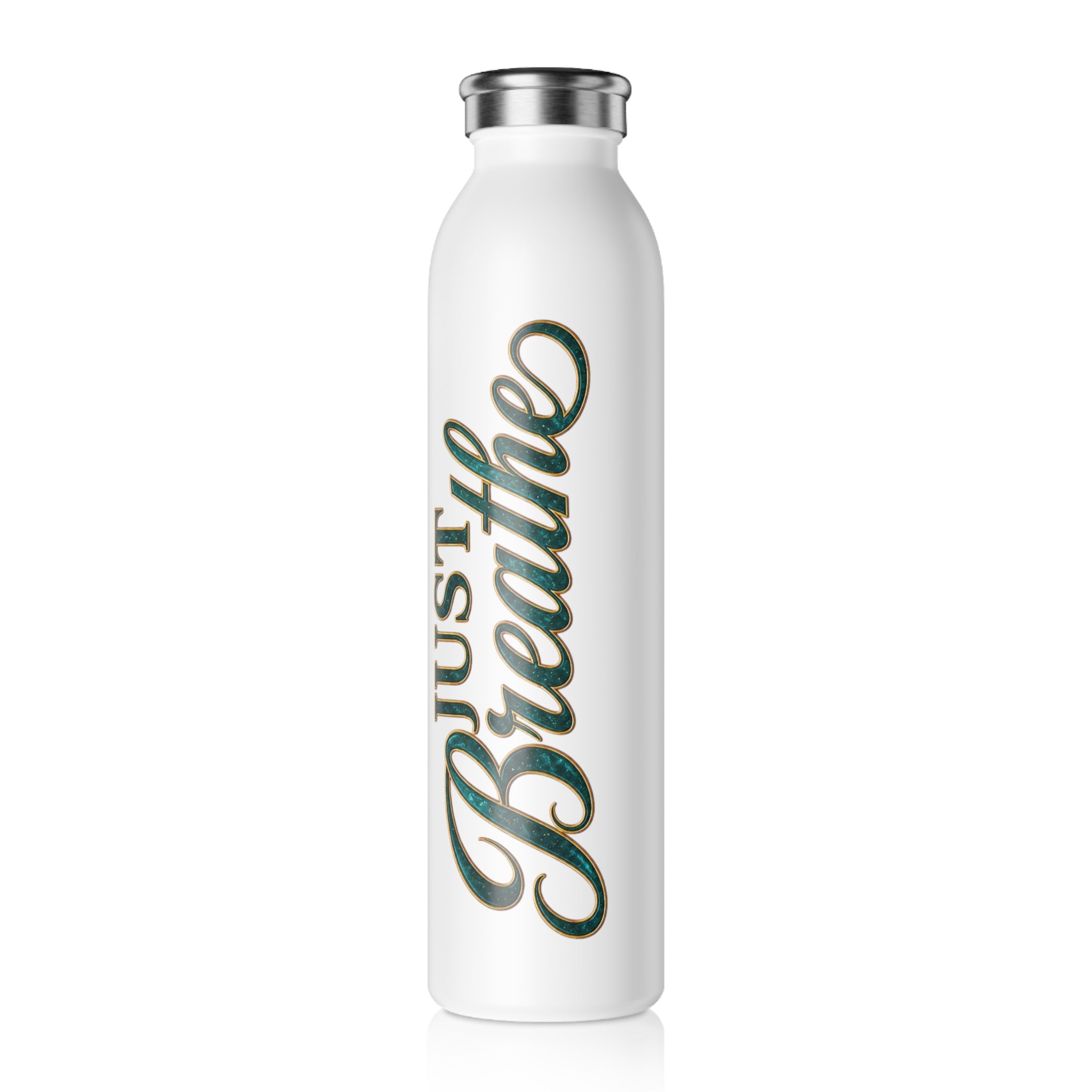 Just Breathe Slim Water Bottle