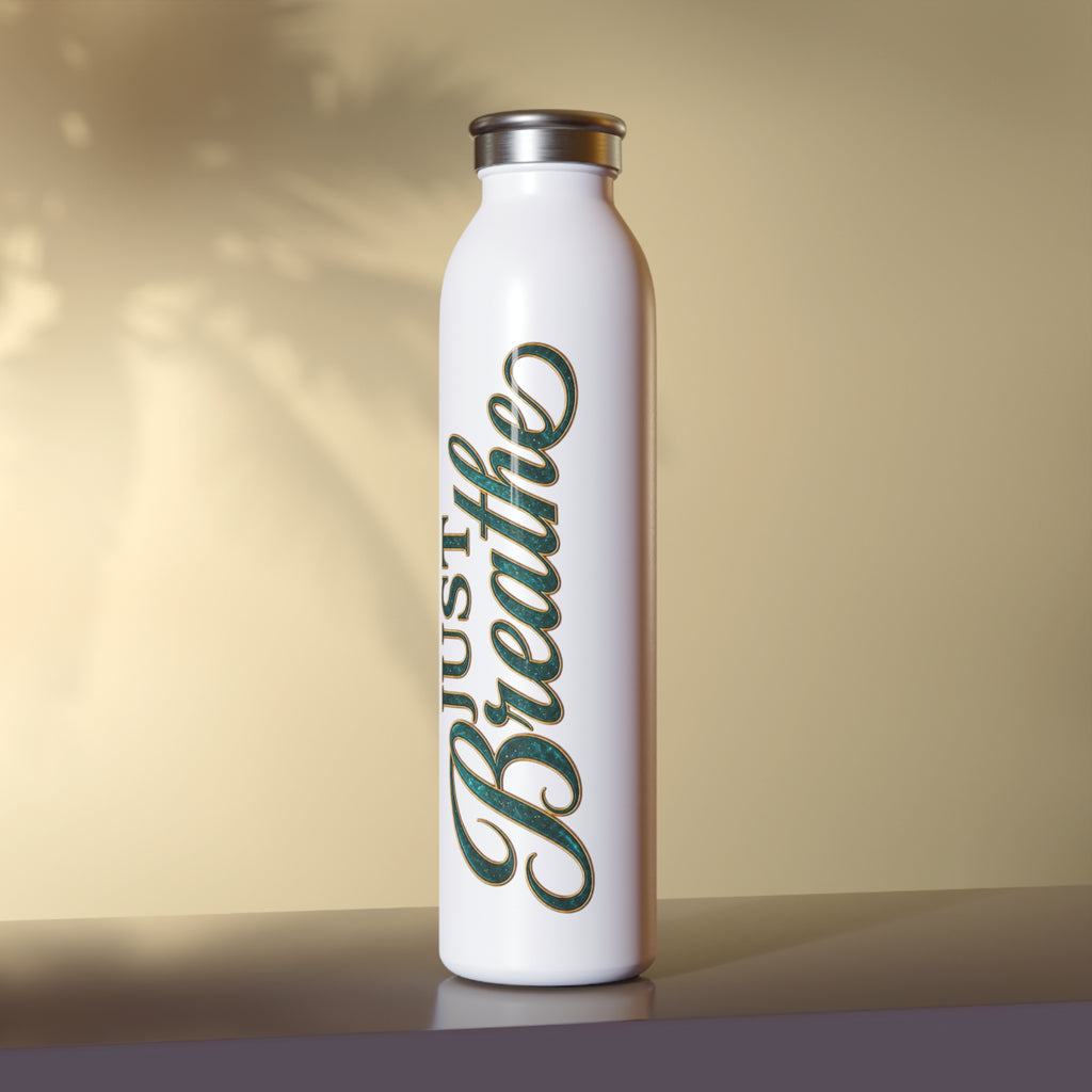 Just Breathe Slim Water Bottle