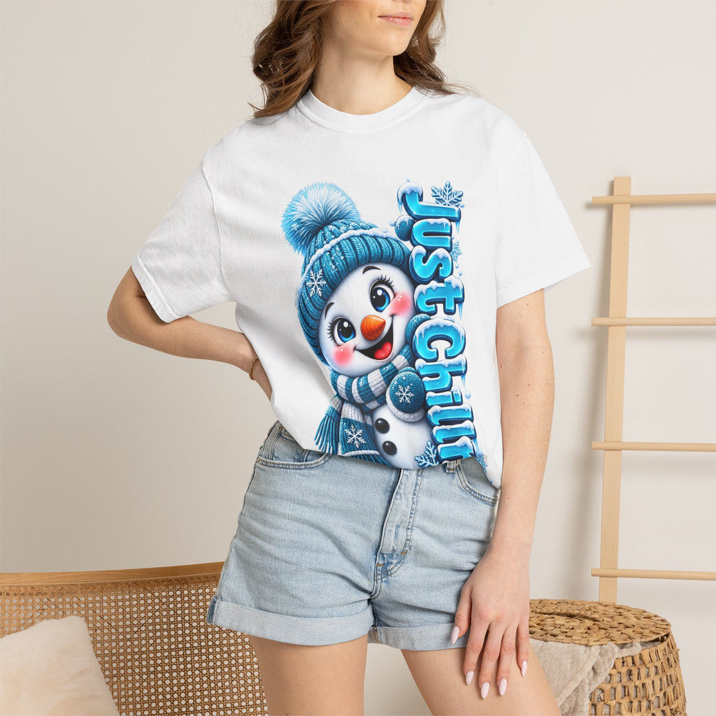 JUST CHILLN Unisex Garment-Dyed T-shirt