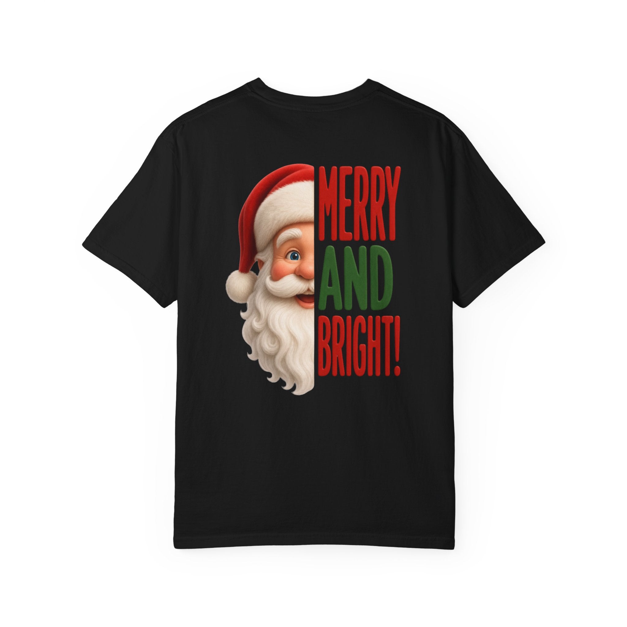 NAUGHTY OR NICE SANTA Unisex Garment-Dyed T-shirt