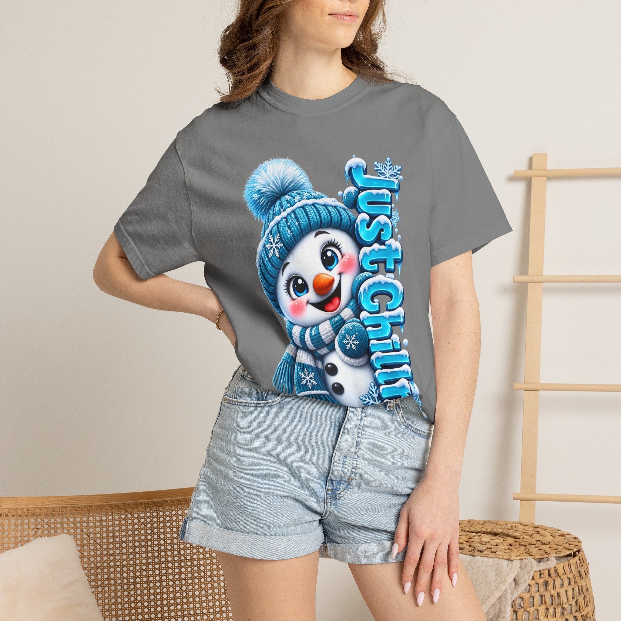 JUST CHILLN Unisex Garment-Dyed T-shirt
