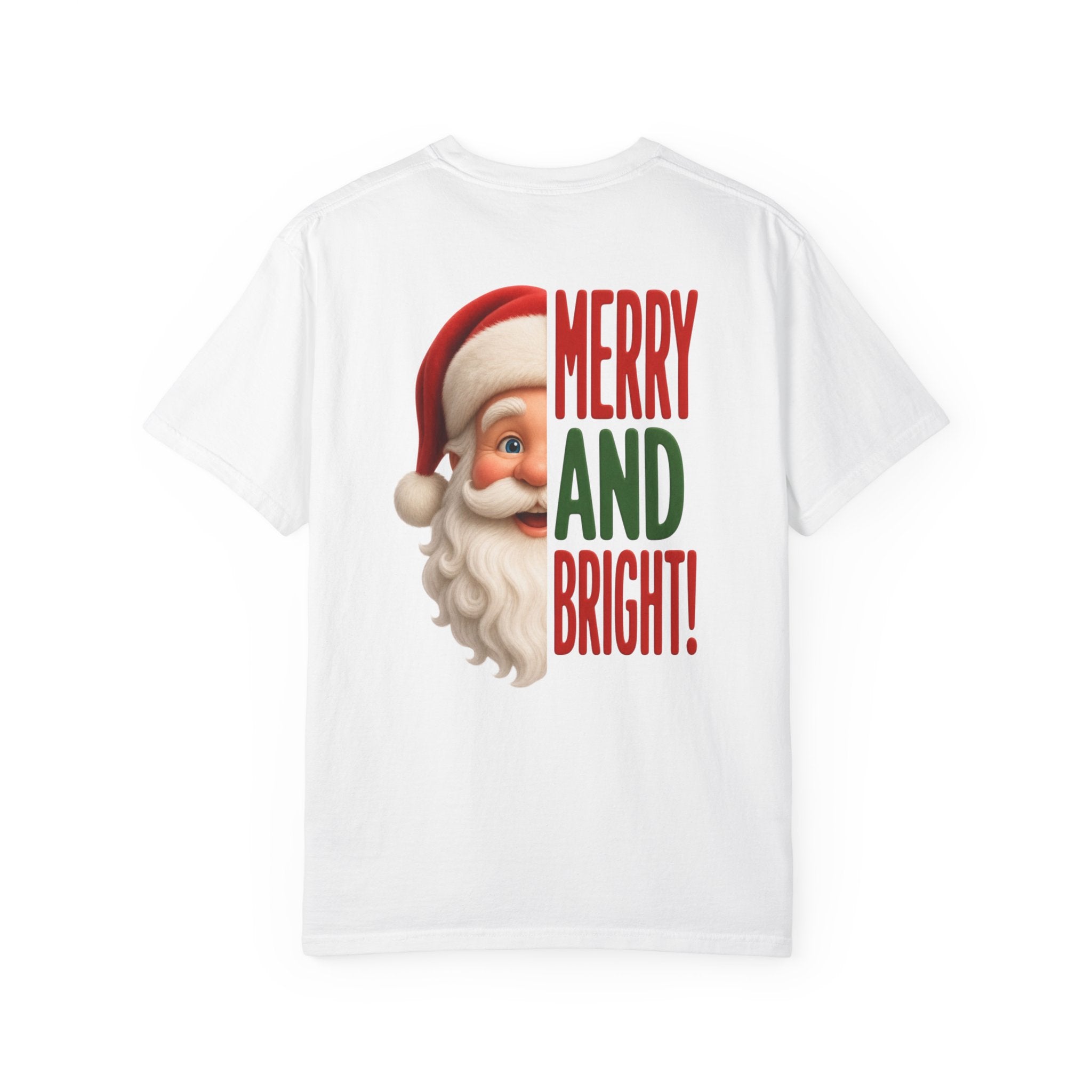 NAUGHTY OR NICE SANTA Unisex Garment-Dyed T-shirt
