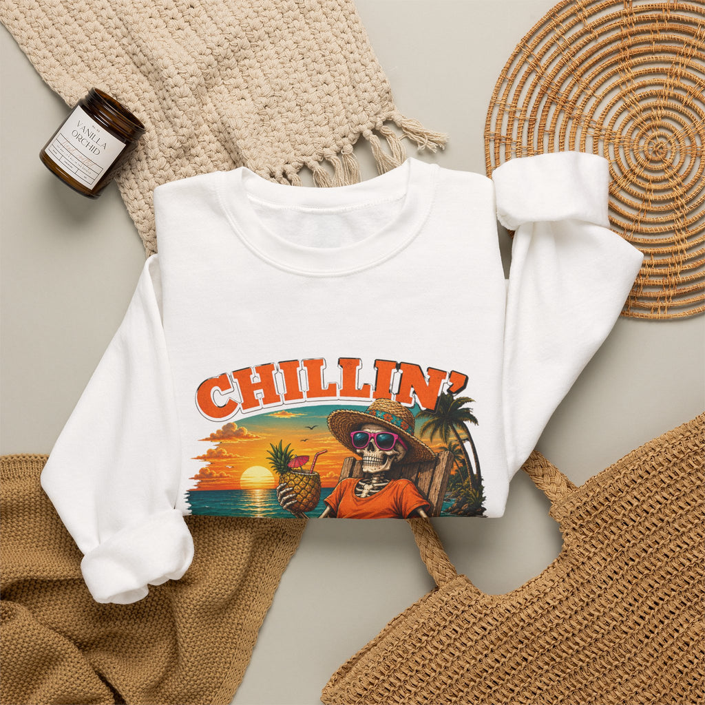 CHILLIN BEFORE HALLOWEEN Unisex Heavy Blend™ Crewneck Sweatshirt