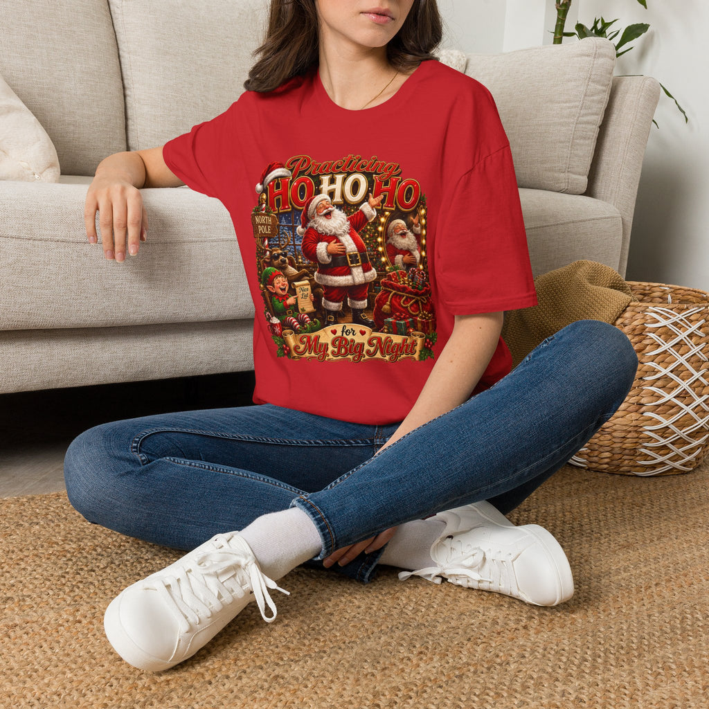 SANTA PRACTICING HOHOHO Unisex Softstyle T-Shirt