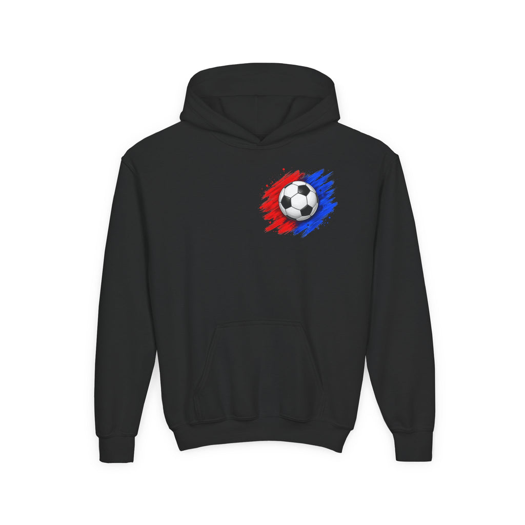 Brave Beats Attitude Soccer Hoodie for Boys | Youth Soccer Pullover | Kids Soccer Hoodie | Soccer Player Gift