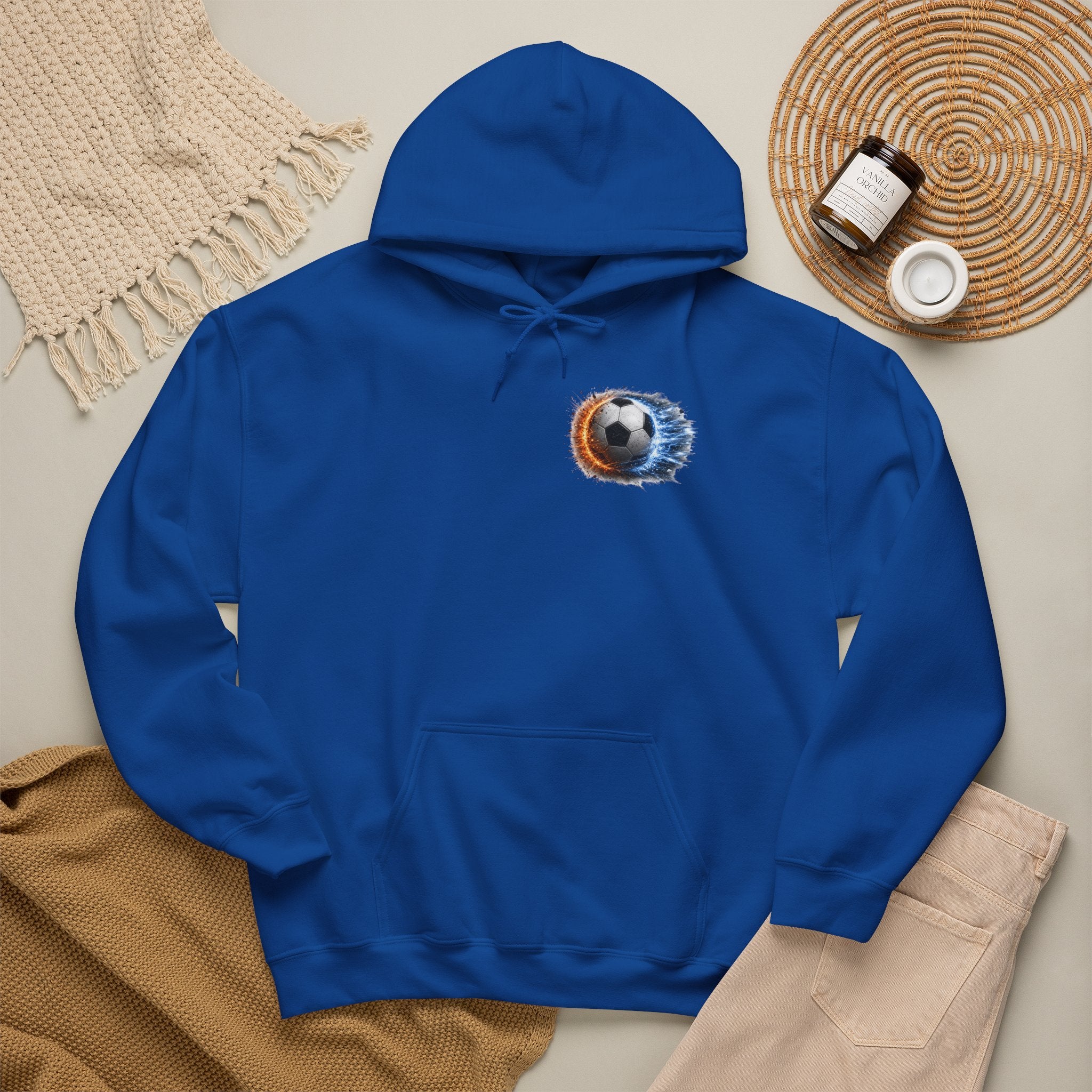 Soccer Player Hoodie, Fierce Bold Powerful Soccer Sweatshirt, Soccer Dad Gift, Athletic Hoodie
