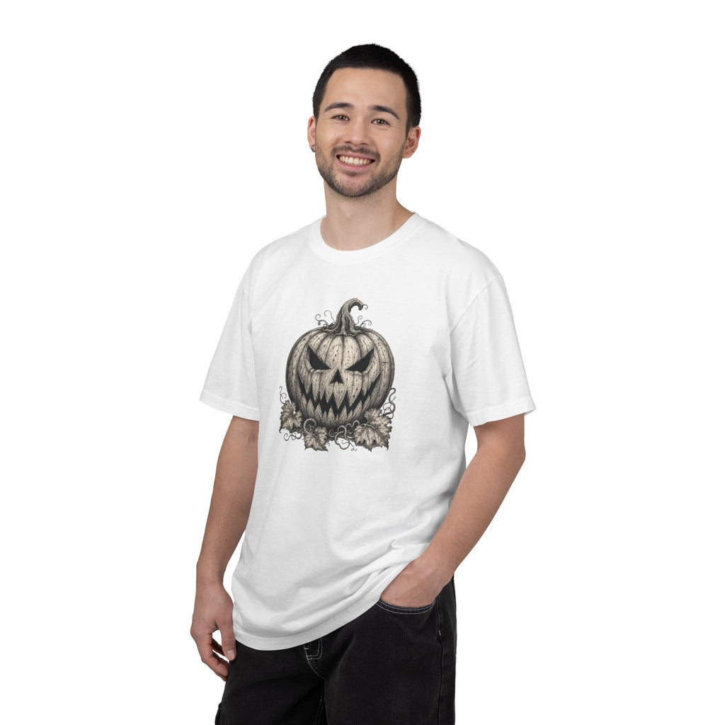 VINTAGE CREEPY PUMPKIN T-SHIRT Unisex Garment-Dyed T-shirt