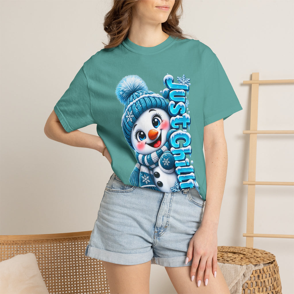 JUST CHILLN Unisex Garment-Dyed T-shirt
