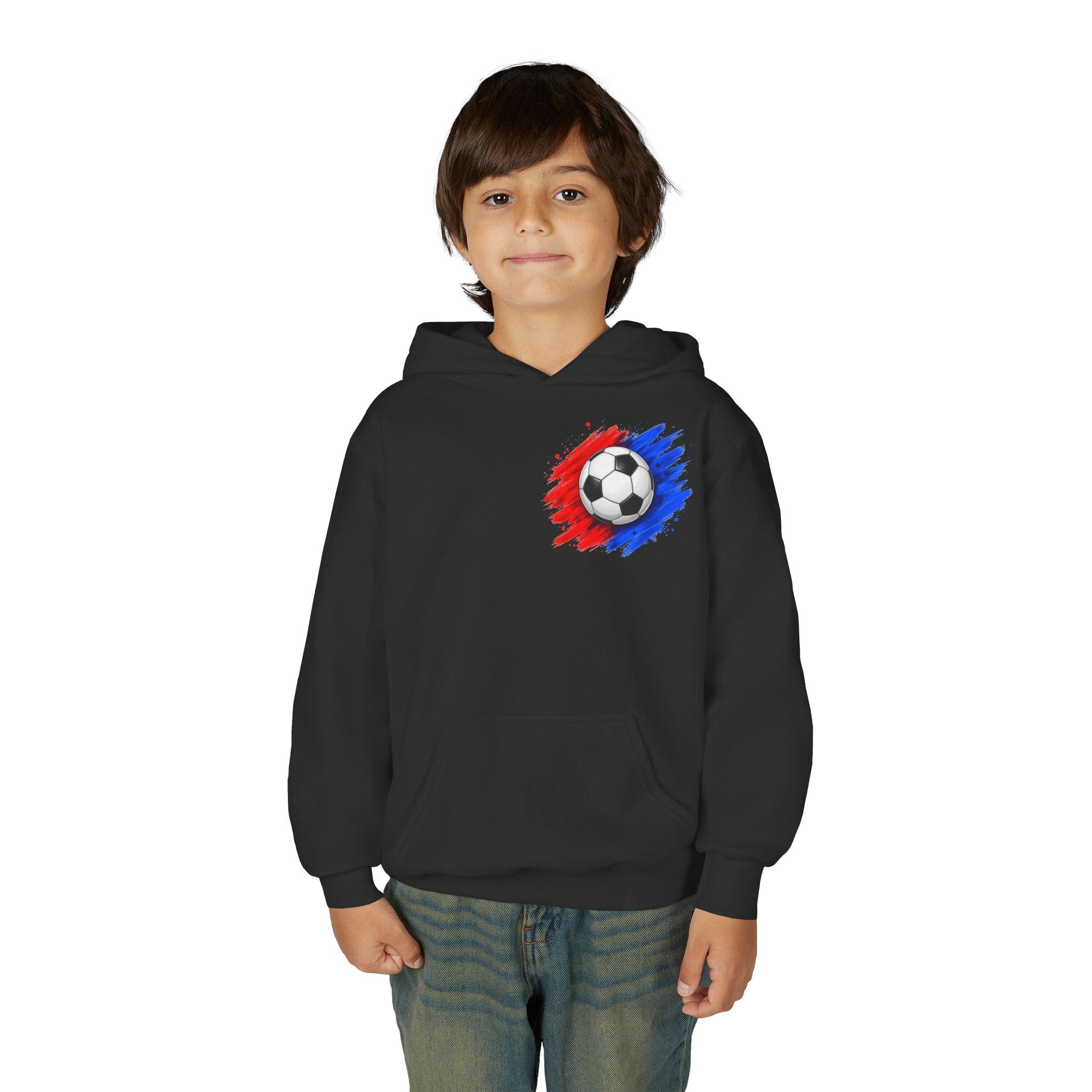 Brave Beats Attitude Soccer Hoodie for Boys | Youth Soccer Pullover | Kids Soccer Hoodie | Soccer Player Gift