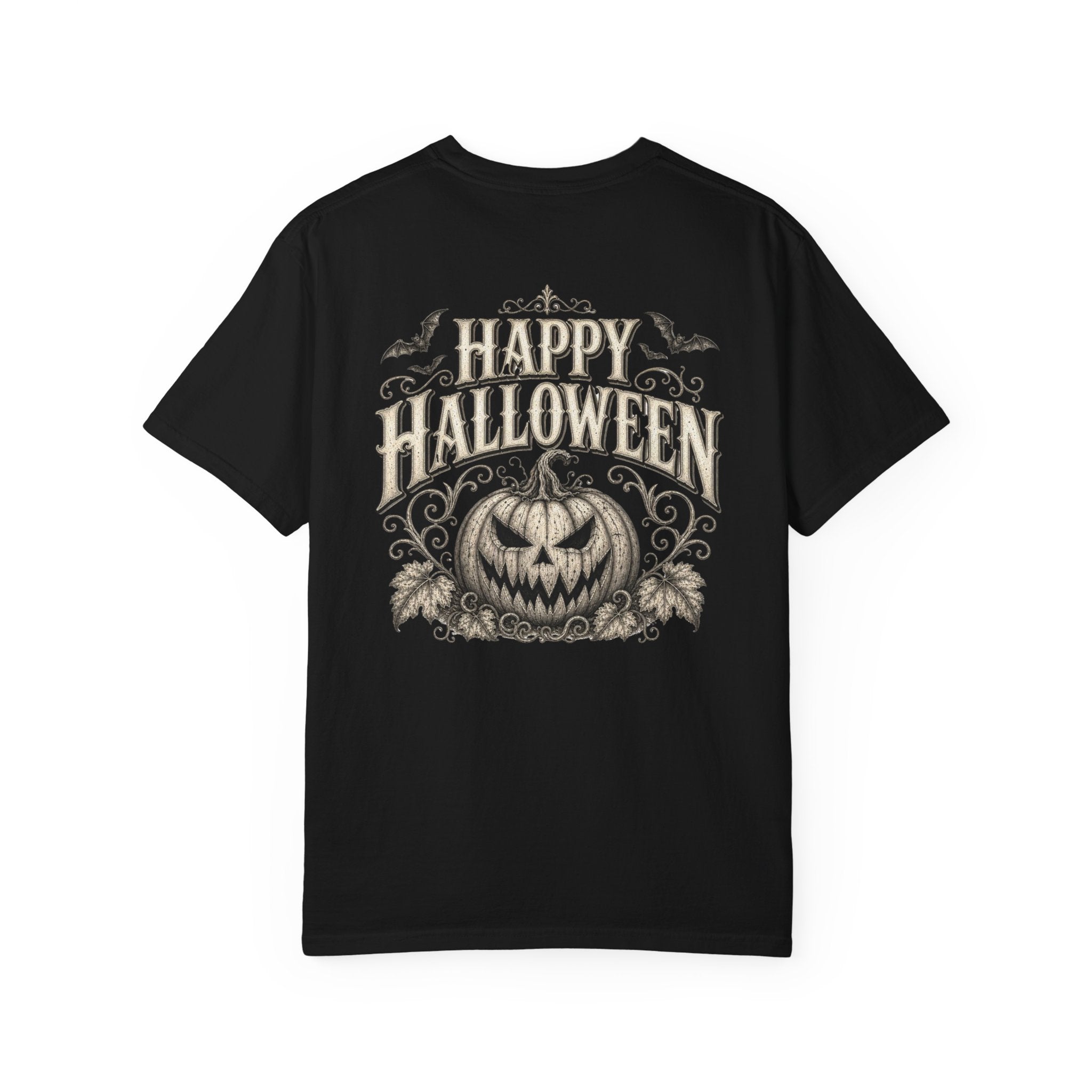 VINTAGE CREEPY PUMPKIN T-SHIRT Unisex Garment-Dyed T-shirt