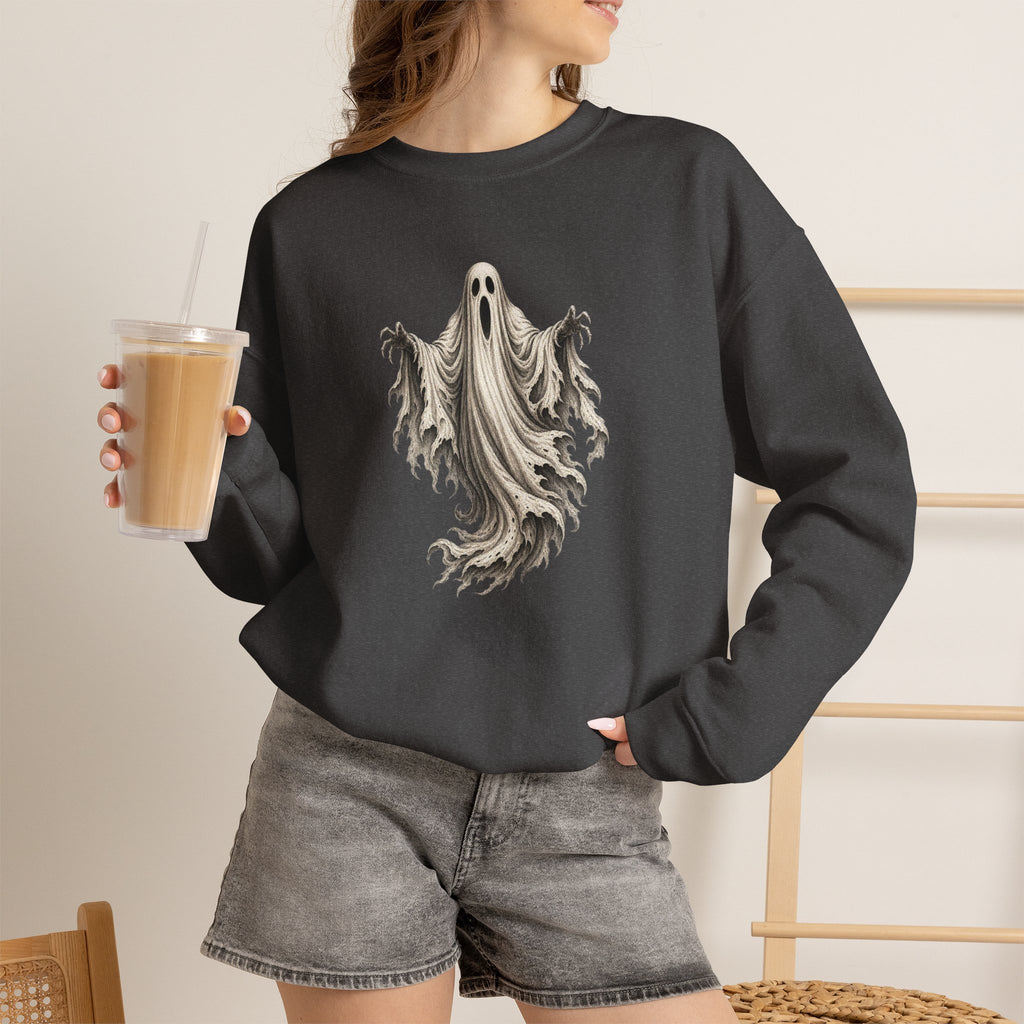 GHOST DON'T CARE Crewneck Sweatshirt