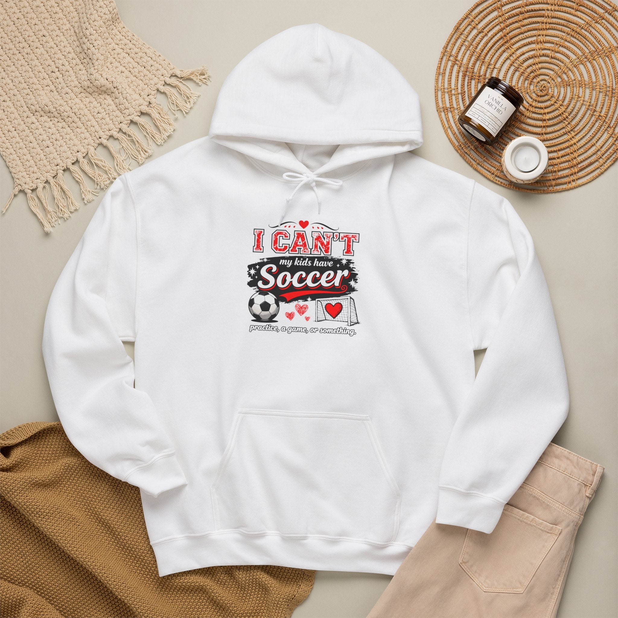 I CAN'T MY KIDS HAVE SOCCER Unisex Heavy Blend™ Hooded Sweatshirt