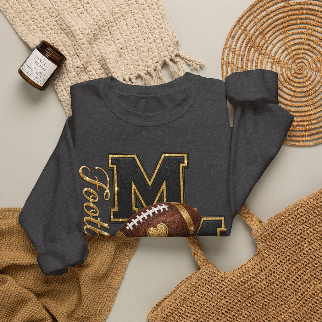 FOOTBALL MOM Heavy Blend™ Crewneck Sweatshirt
