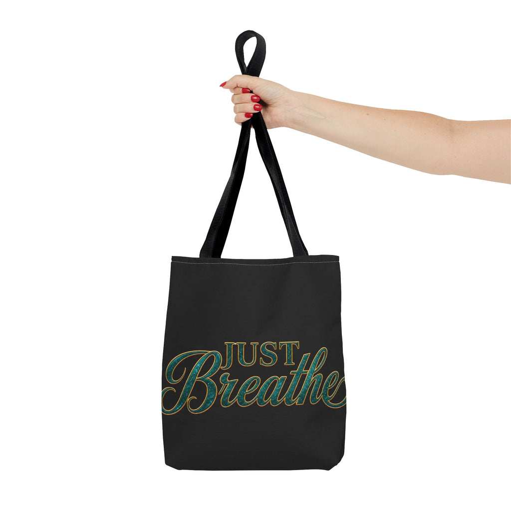 JUST BREATHE Tote Bag (AOP)