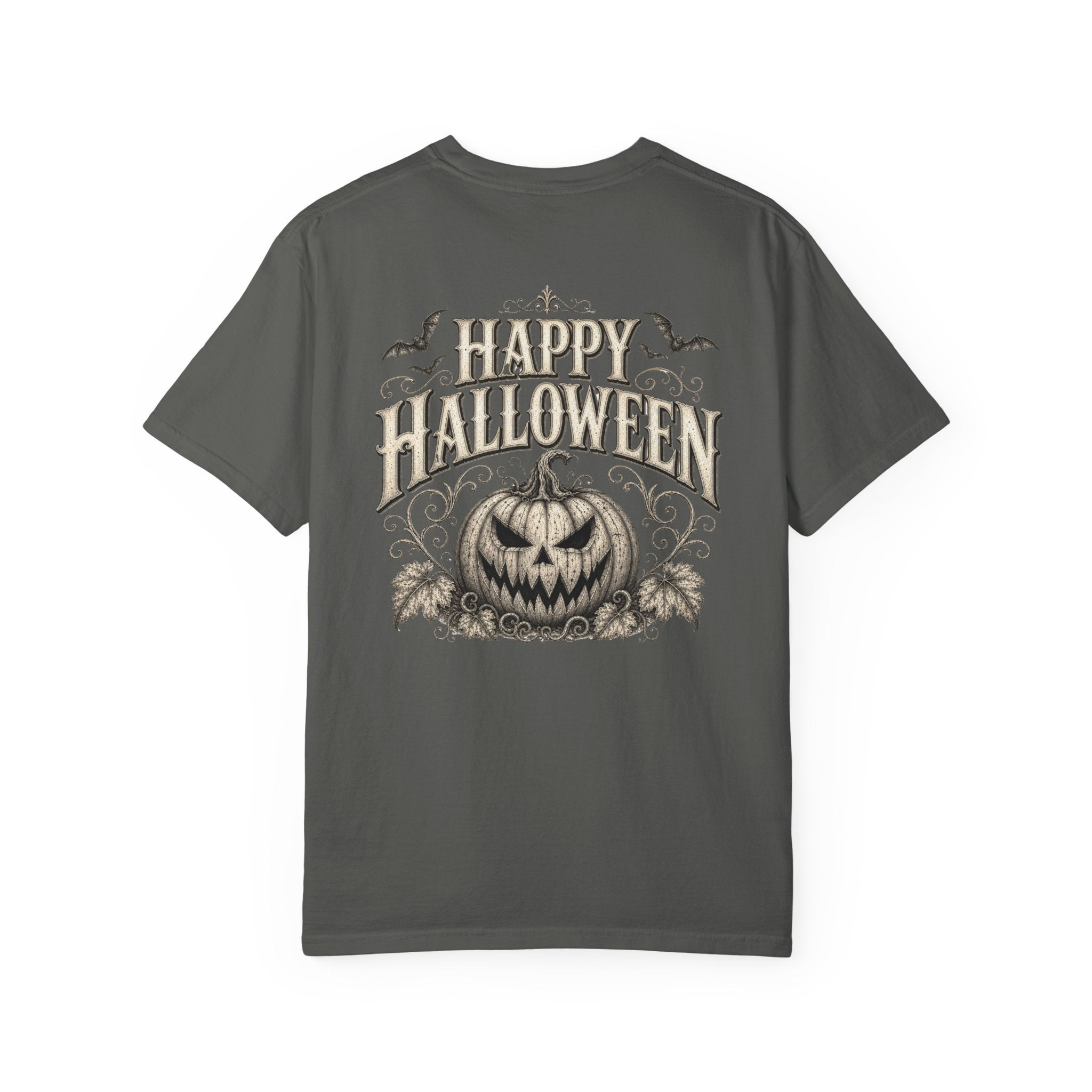 VINTAGE CREEPY PUMPKIN T-SHIRT Unisex Garment-Dyed T-shirt