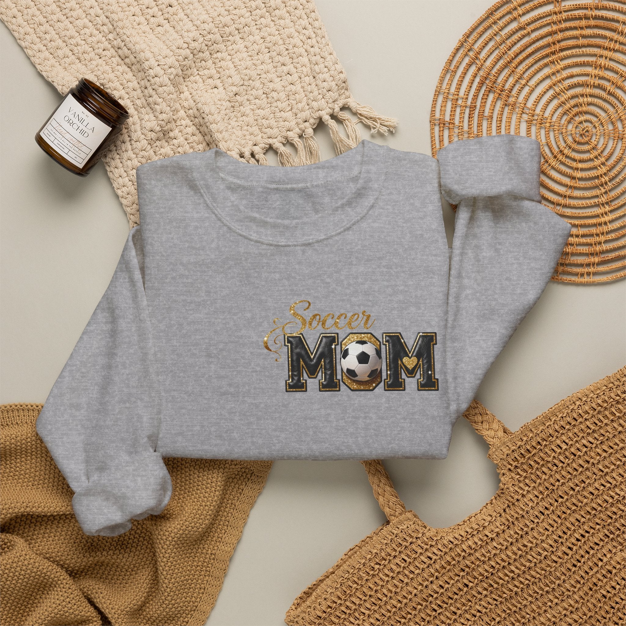 SOCCER MOM Unisex Heavy Blend™ Crewneck Sweatshirt
