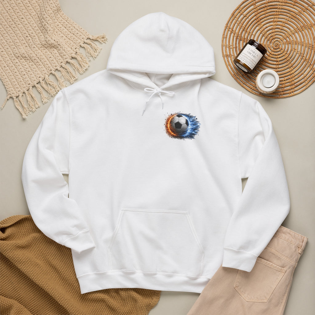 Soccer Player Hoodie, Fierce Bold Powerful Soccer Sweatshirt, Soccer Dad Gift, Athletic Hoodie