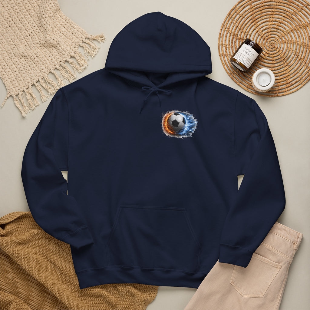 Soccer Player Hoodie, Fierce Bold Powerful Soccer Sweatshirt, Soccer Dad Gift, Athletic Hoodie