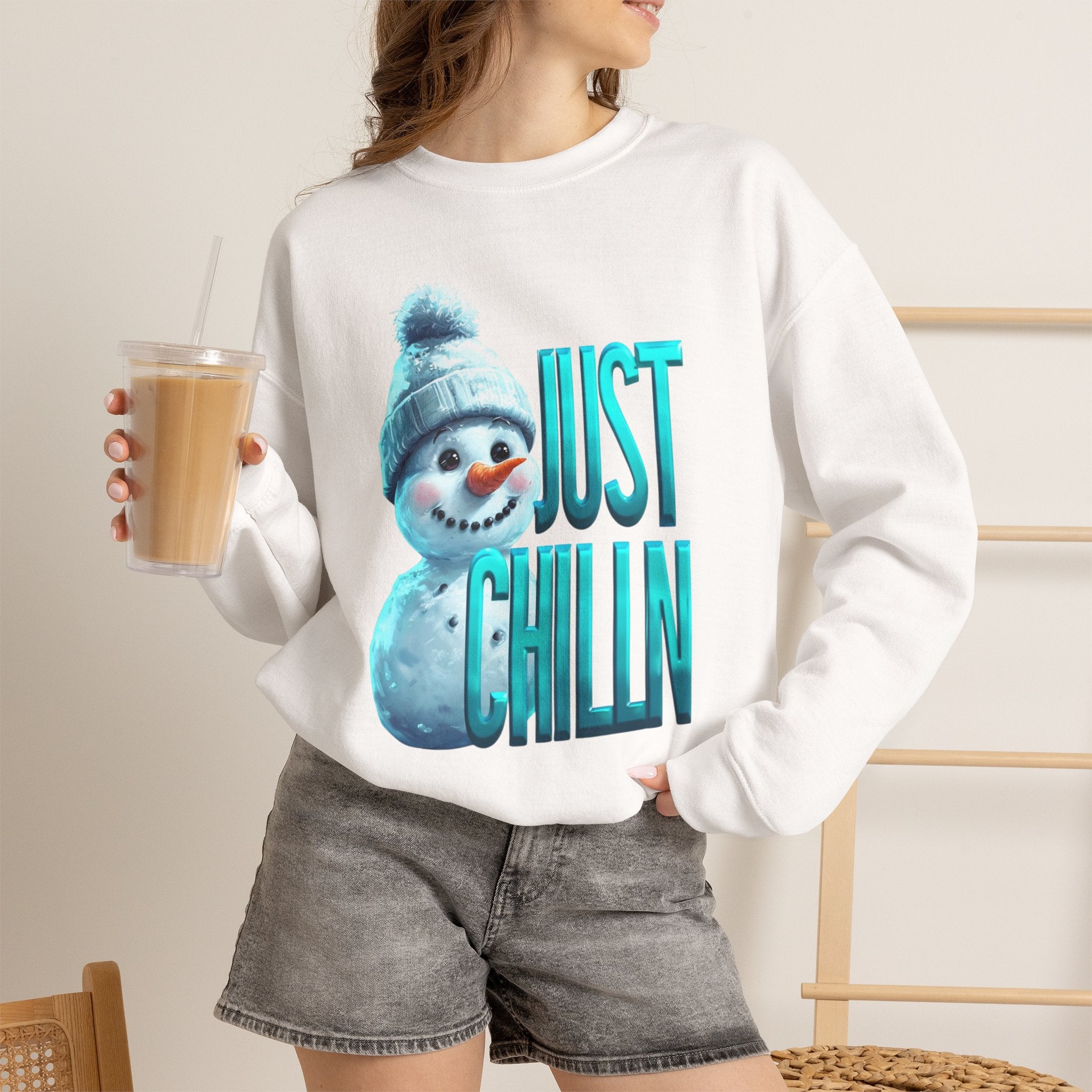 JUST CHILLN Unisex Heavy Blend™ Crewneck Sweatshirt
