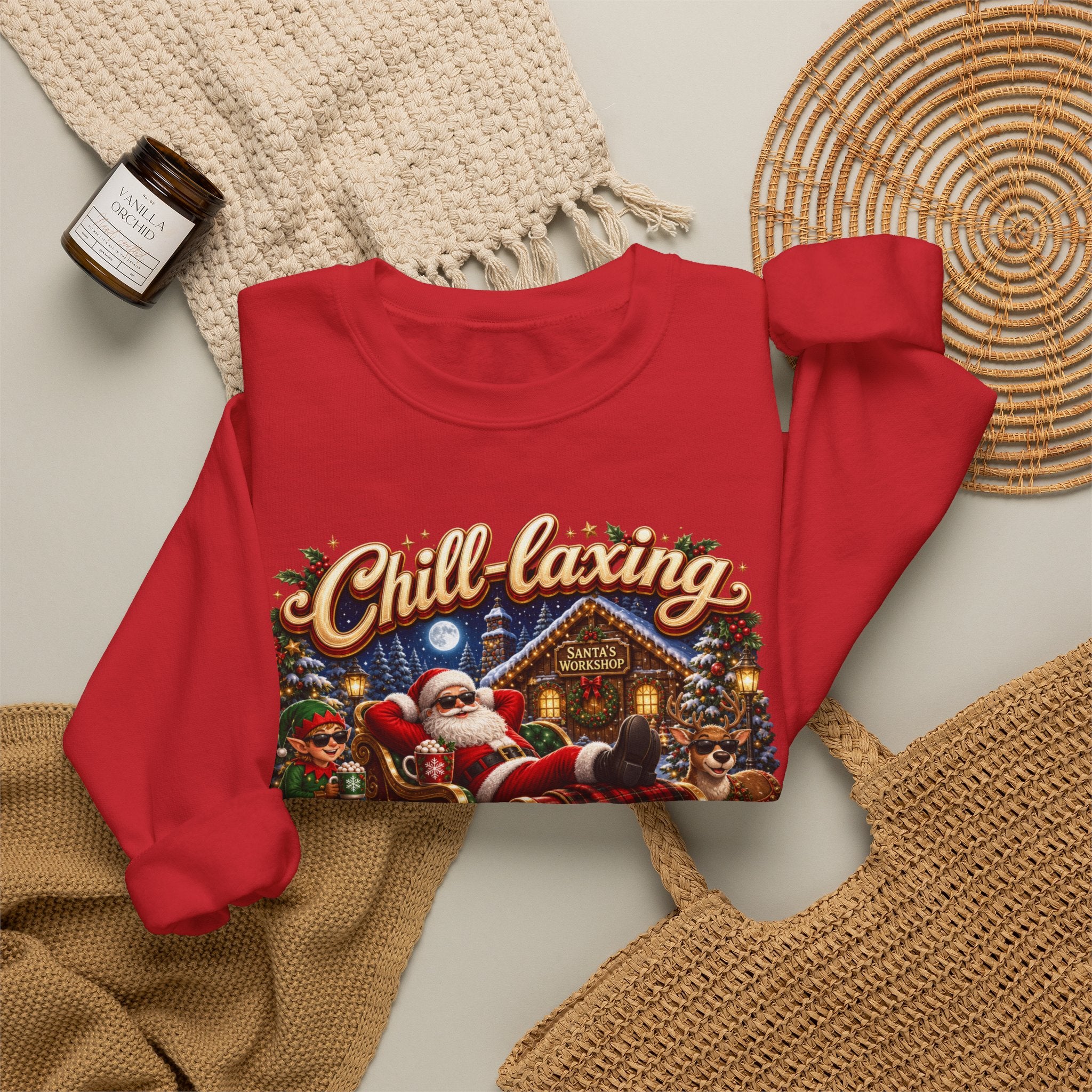 CHRISTMAS CHILL Unisex Heavy Blend™ Crewneck Sweatshirt