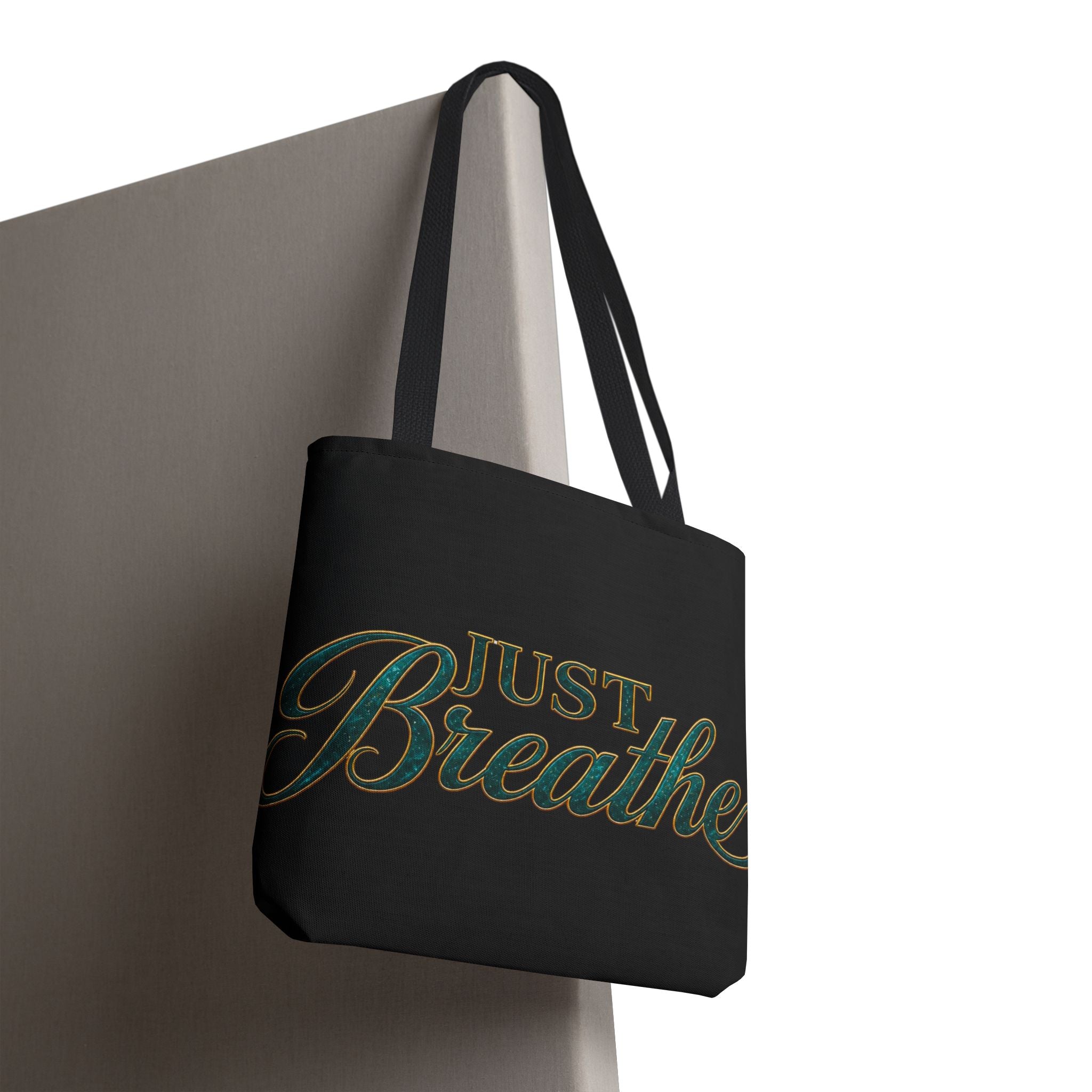 JUST BREATHE Tote Bag (AOP)