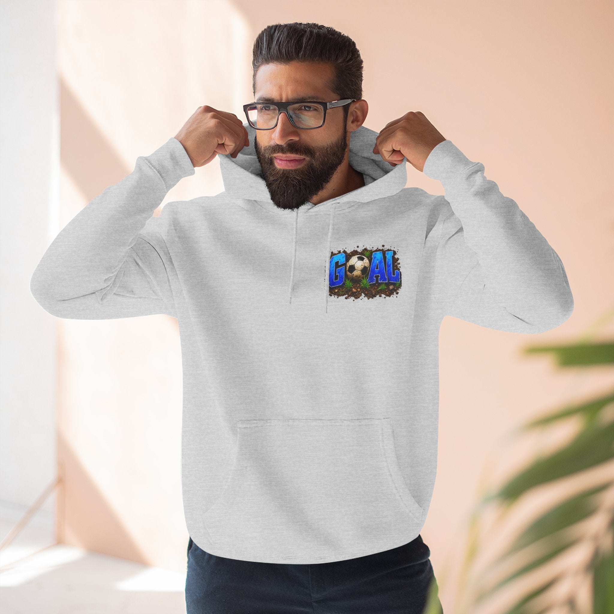 Three-Panel FleeFunny Soccer Tournament Hoodie | My Goal Is to Say No MoreFunny Soccer Tournament Hoodie s... Not!! | Soccer Mom & Dad Gift | Soccer Coach Hoodiece Hoodie