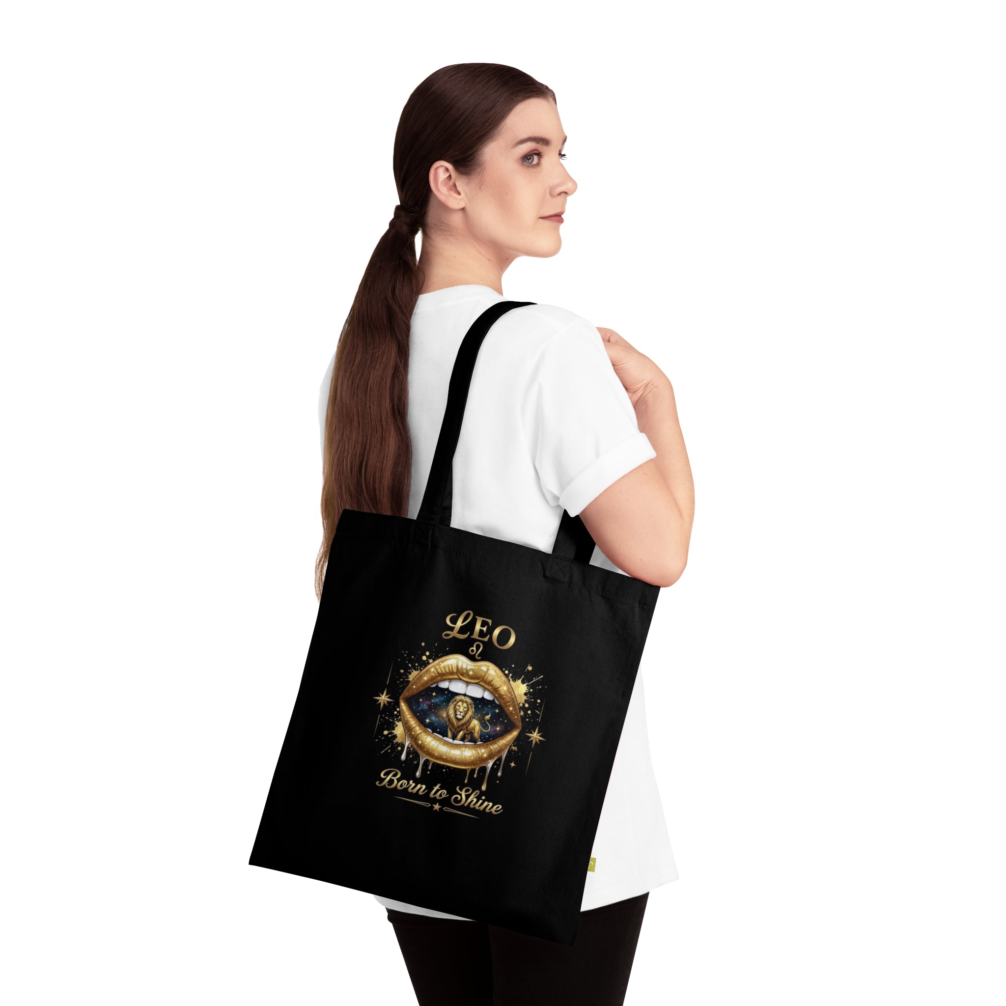Leo Zodiac Celestial Tote Bag
