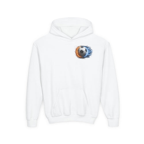Fierce. Bold. Powerful. Soccer Hoodie | Kids Soccer Sweatshirt | Youth Soccer Gift Soccer Ball Graphic Youth Hoodie