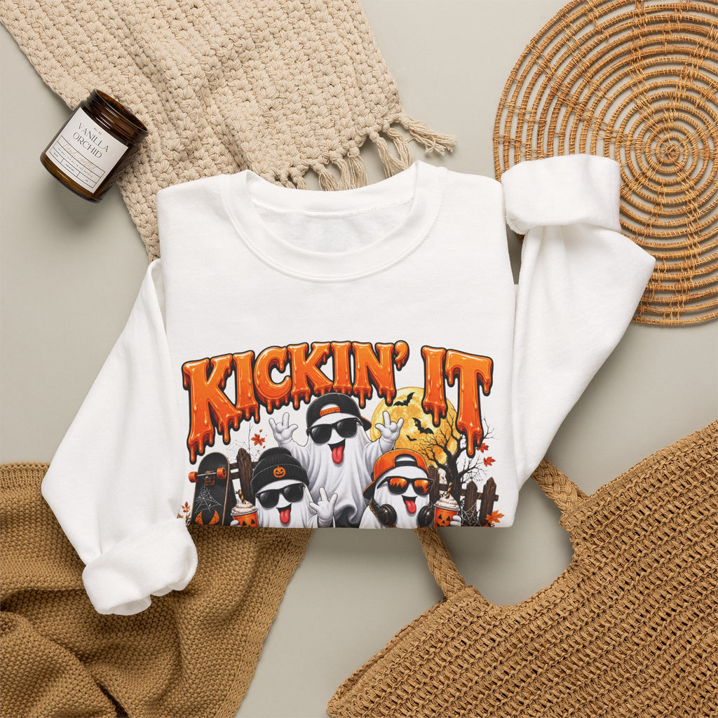 KICKIN IT WITH THE BOYS Unisex Heavy Blend™ Crewneck Sweatshirt