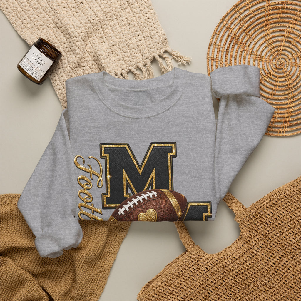 FOOTBALL MOM Heavy Blend™ Crewneck Sweatshirt