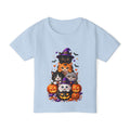 Cute Halloween Kittens Toddler Shirt | Halloween Cat Kids Tee | Pumpkin Cat Graphic Tee