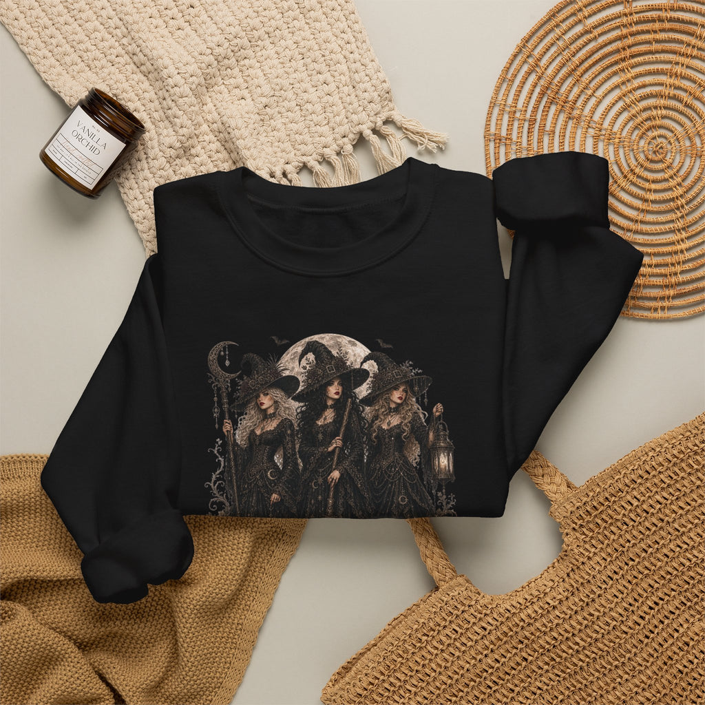 VINTAGE HALLOWEEN WITCHES Crewneck Sweatshirt