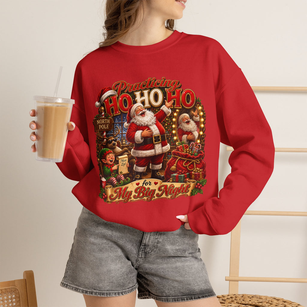 SANTA  PRACTICING HOHOHO Unisex Heavy Blend™ Crewneck Sweatshirt