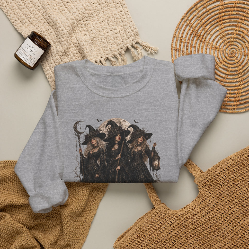 VINTAGE HALLOWEEN WITCHES Crewneck Sweatshirt