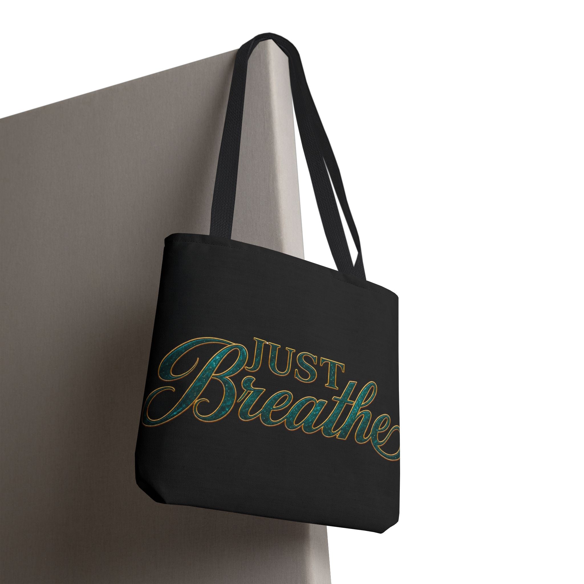 JUST BREATHE Tote Bag (AOP)