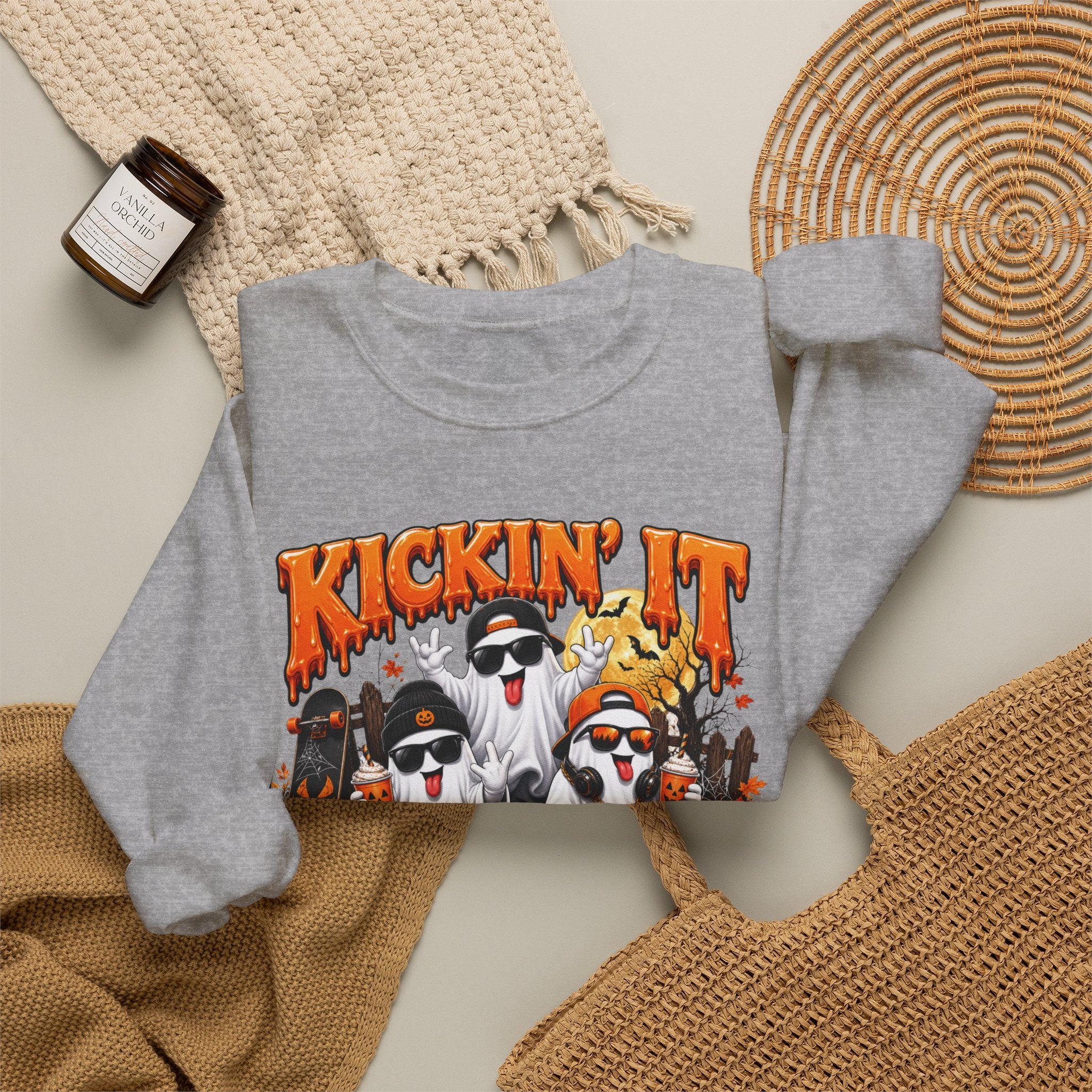 KICKIN IT WITH THE BOYS Unisex Heavy Blend™ Crewneck Sweatshirt