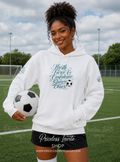 Hustle Fierce & Confidence Soccer Chaos Hoodie | Soccer Game Sweatshirt | Unisex Heavy Blend Hoodie | Soccer Gift
