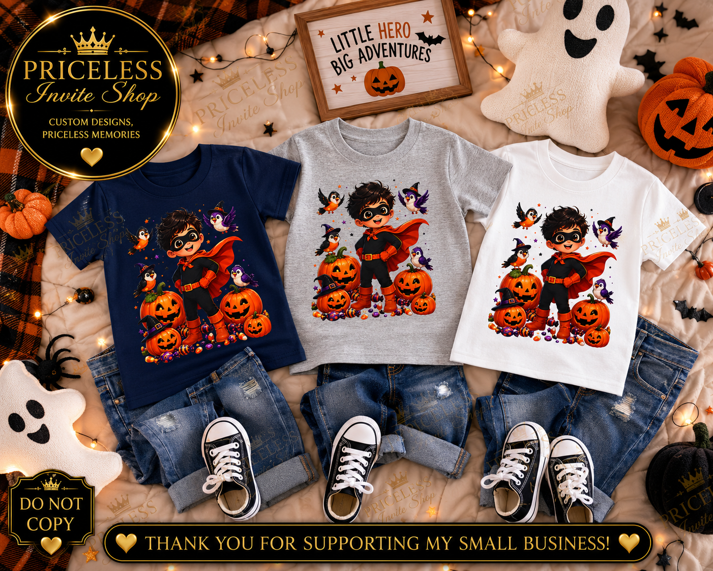 Superhero Halloween Toddler Boy Shirt, Cute Trick or Treat T-Shirt, Pumpkin Halloween Tee, Boys Spooky Season Outfit, Kids Halloween Shirt, 2T-5T