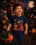 Superhero Halloween Toddler Boy Shirt, Cute Trick or Treat T-Shirt, Pumpkin Halloween Tee, Boys Spooky Season Outfit, Kids Halloween Shirt, 2T-5T
