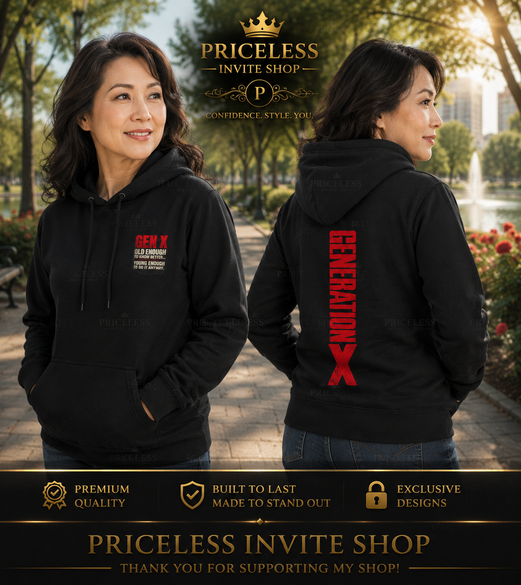 Generation X Hoodie, Gen X Sweatshirt