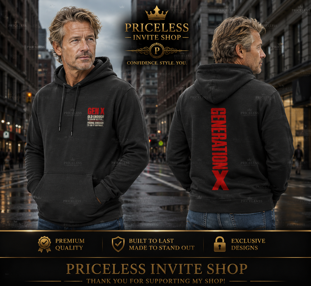 Generation X Hoodie, Gen X Sweatshirt