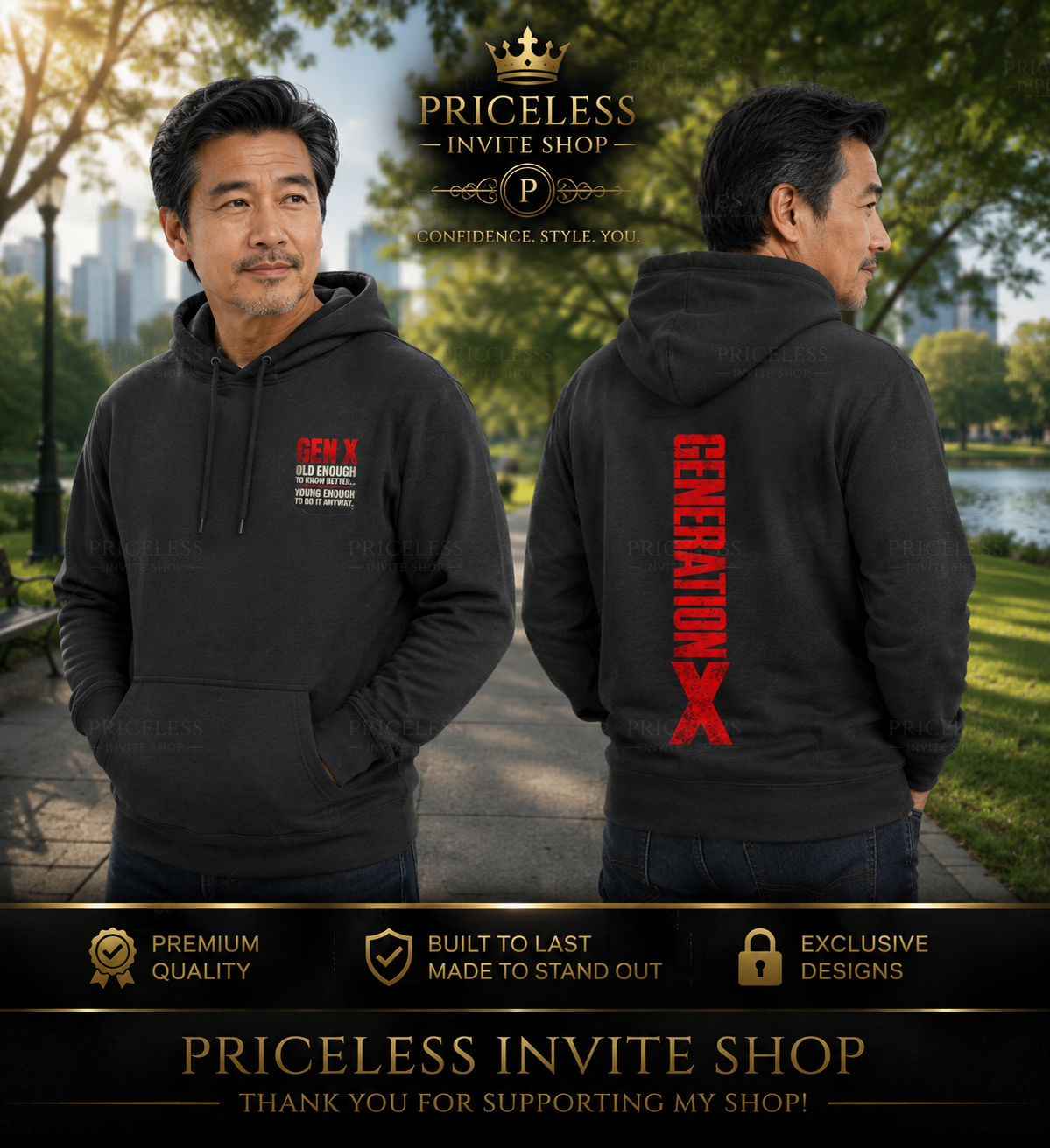 Generation X Hoodie, Gen X Sweatshirt