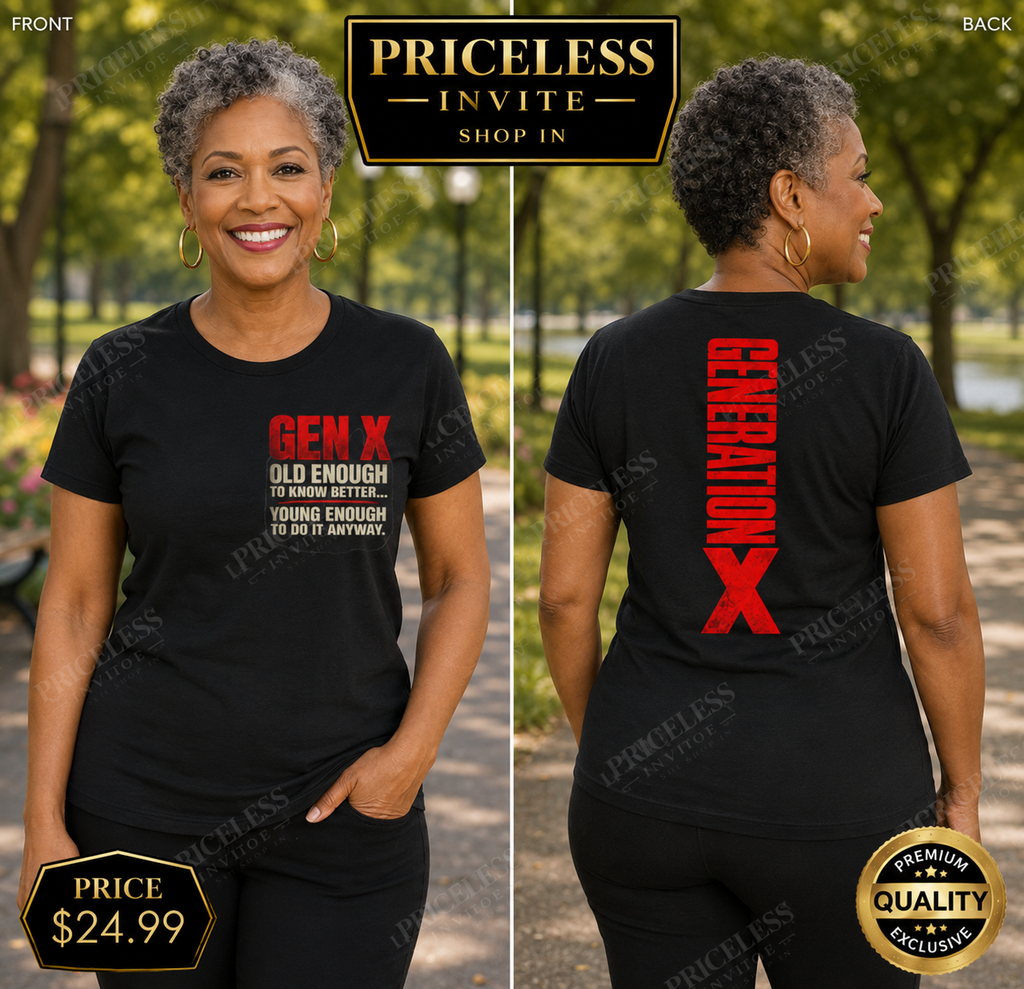 Generation X T-Shirt, Men & Women, Generation X SHIRT