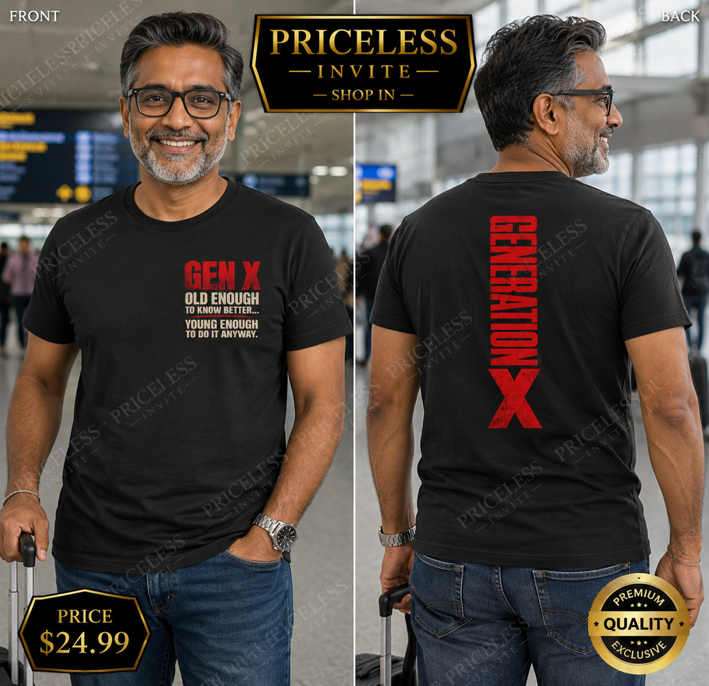 Generation X T-Shirt, Men & Women, Generation X SHIRT