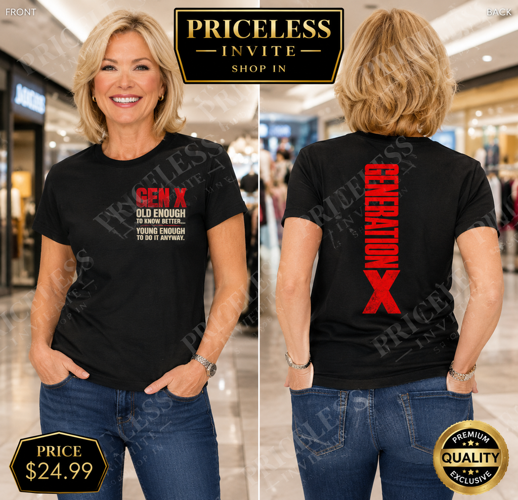 Generation X T-Shirt, Men & Women, Generation X SHIRT