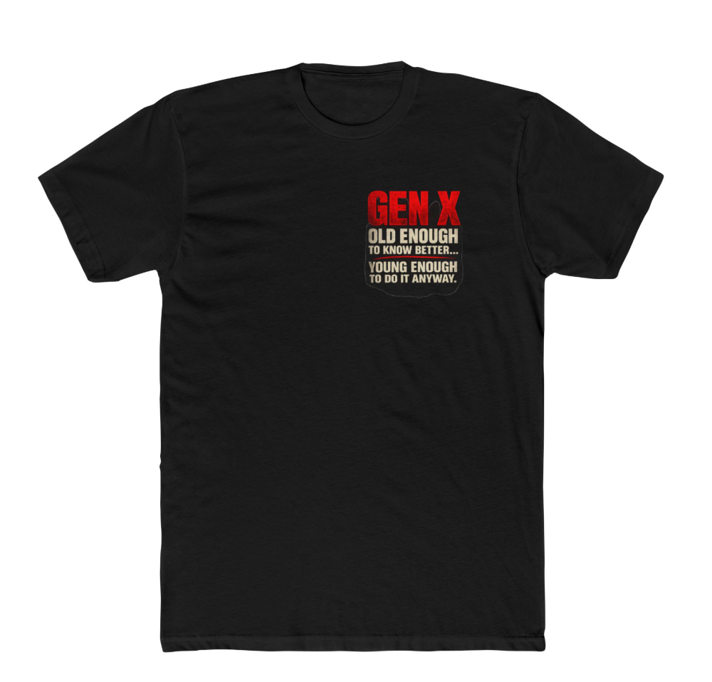 Generation X T-Shirt, Men & Women, Generation X SHIRT