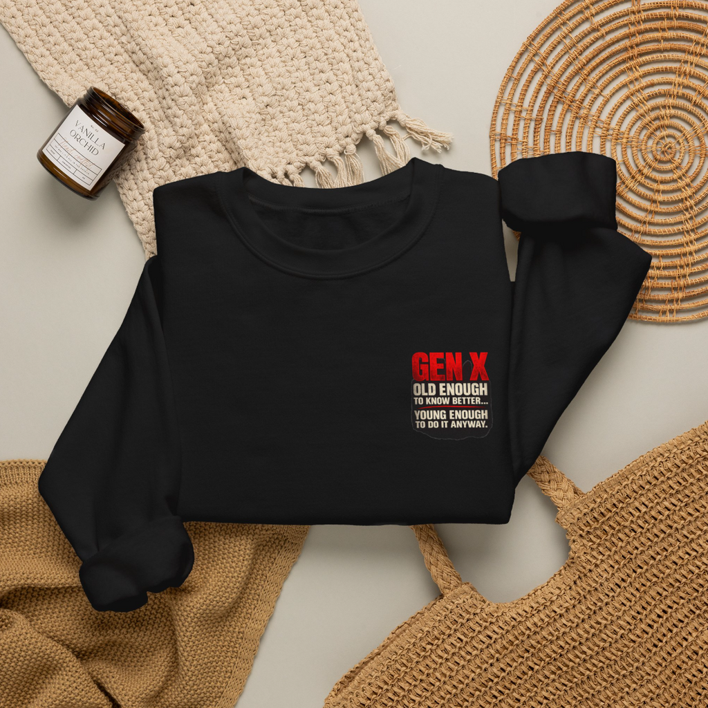 Generation X Crewneck Sweatshirt, Gen X Pullover