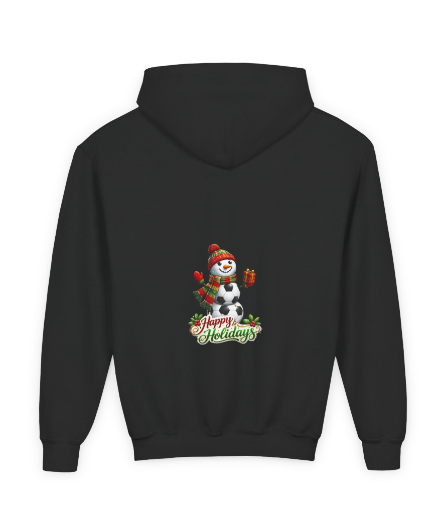 Soccer Christmas/Happy Holidays Soccer Hoodie