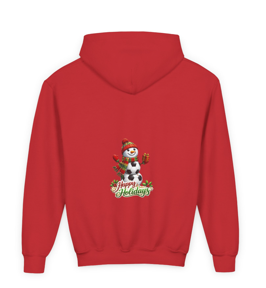 Soccer Christmas/Happy Holidays Soccer Hoodie