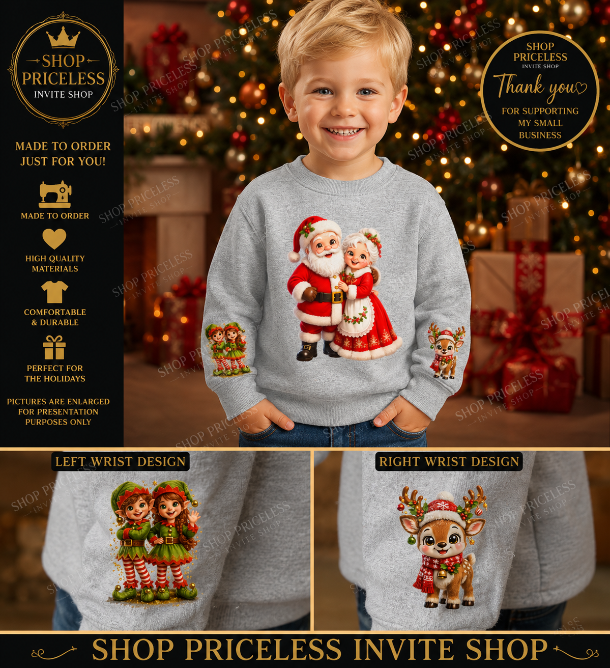 MERRY CHRISTMAS Toddler Sweatshirt